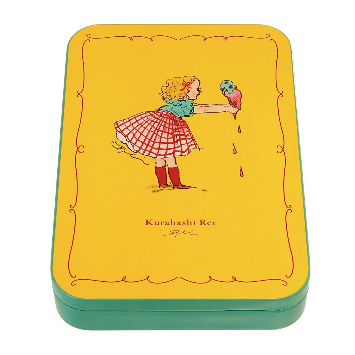 学研ステイフル 学研 公式 くらはしれい 缶入 ポストカード D095 GR YE