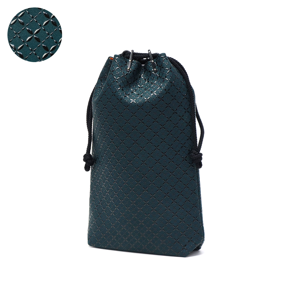 印傳屋（INDEN-YA） 最大53%☆3/1迄 巾着袋 巾着 合切袋 本革 革 軽量