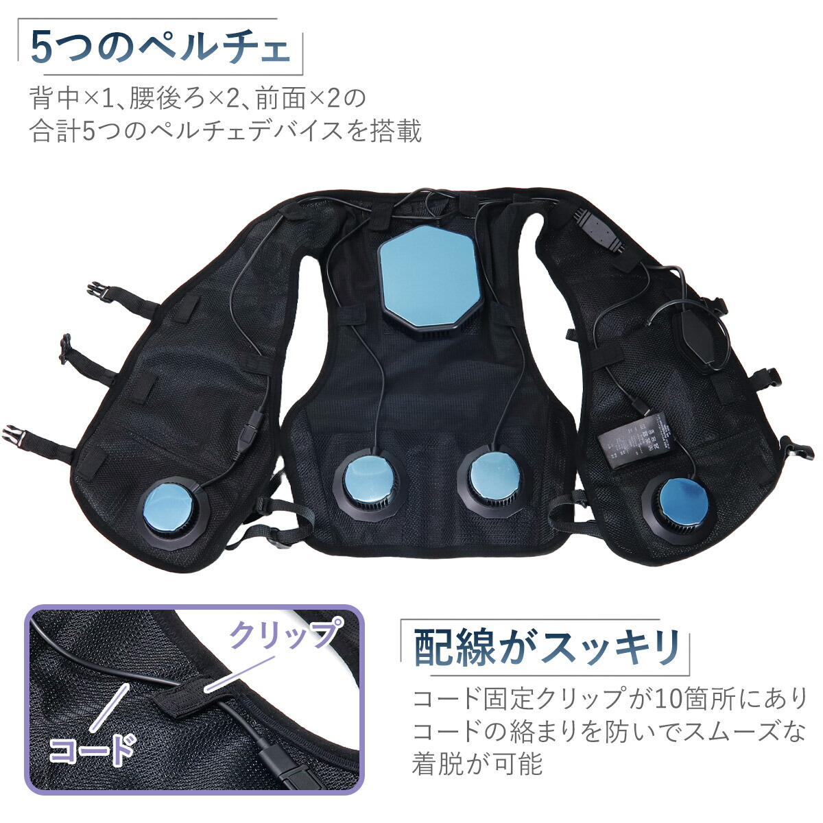 ワークマン ウィンドコア アイス×ヒーター ペルチェベスト PRO2（35580