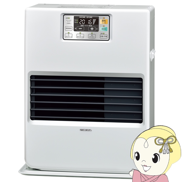 CORONA（コロナ） [予約]コロナ FF式温風 石油ストーブ FF-VG35YK-W