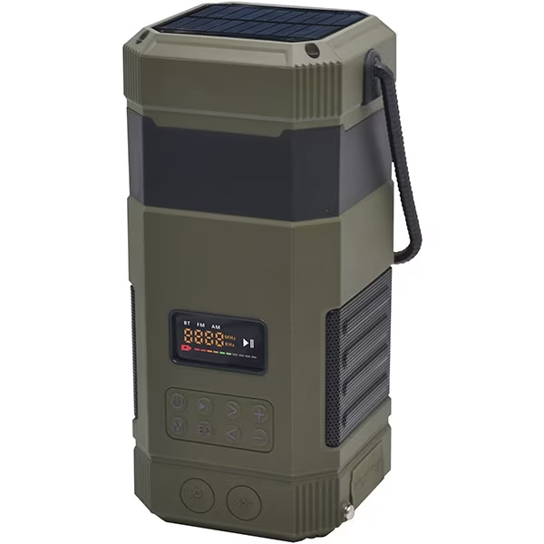 ポータブルラジオ 携帯ラジオ エムラボ mlabs IPX6 多機能360°ランタン