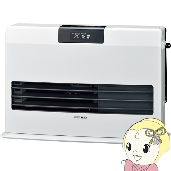 CORONA（コロナ） [予約]コロナ FF式温風石油ストーブ FF-WG52YK-W