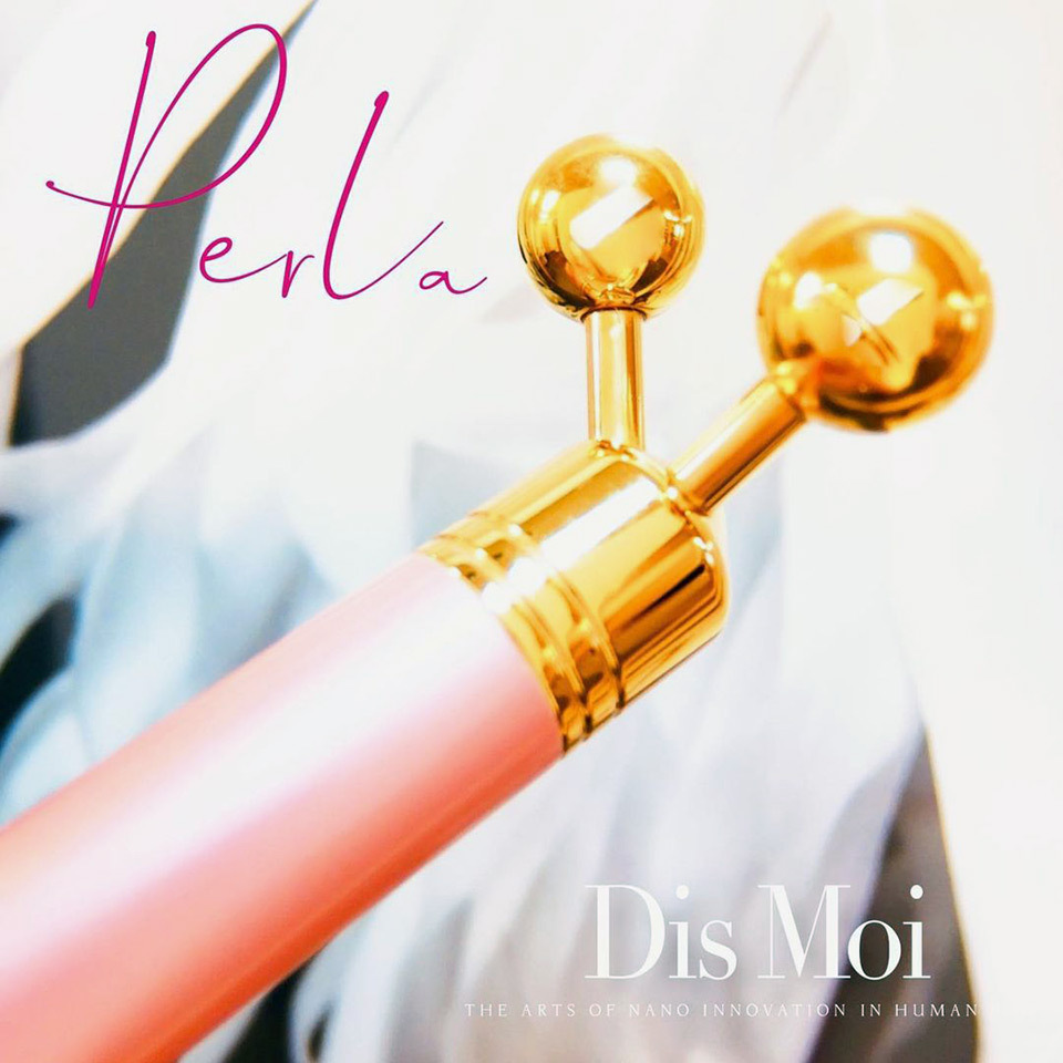 ペルラ EMS美顔器 DisMoi Perla 周波数加工 ハーツ加工 24K純金コート