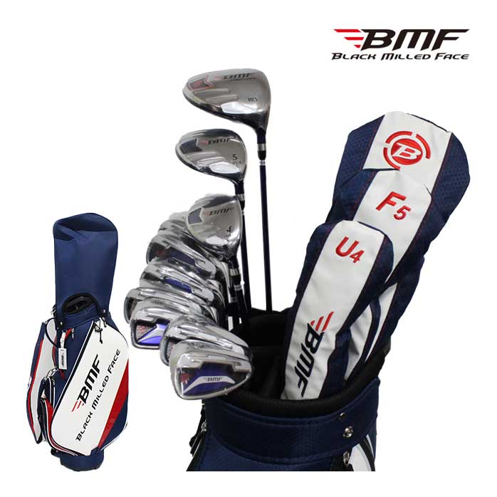 BLACK MILLED FACE ゴルフ クラブセット 10本セット BMF BMCS−201