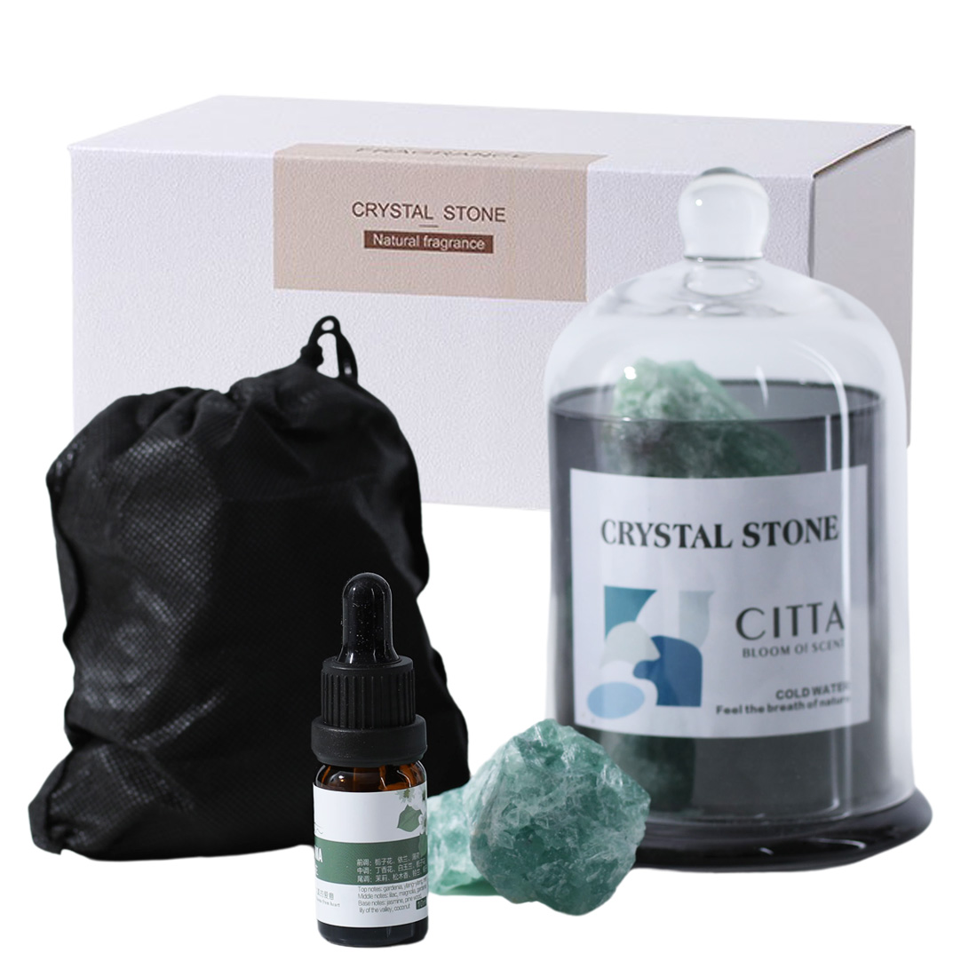 CITTA アロマストーン 天然石 アロマオイル セット アロマ