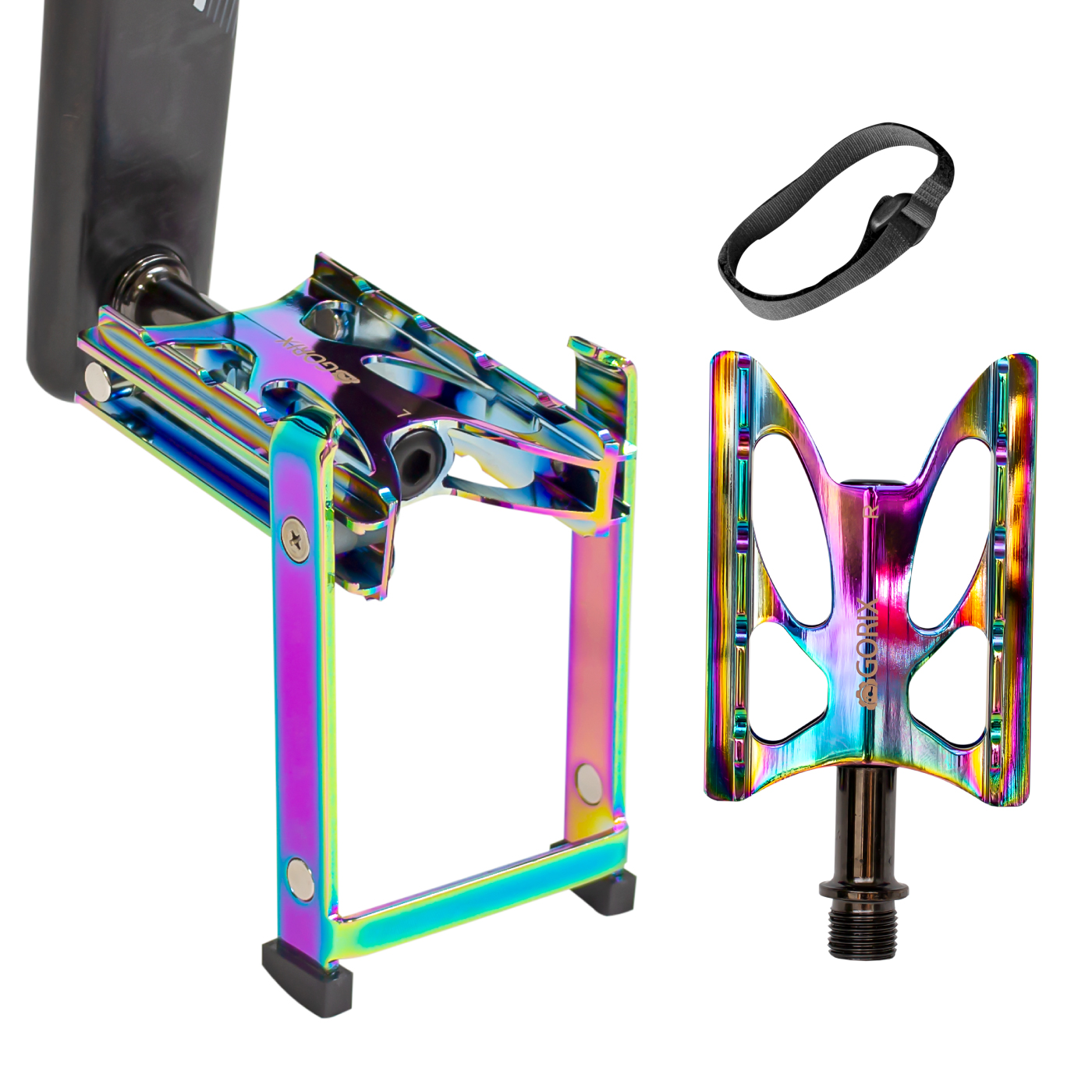 GORIX 【あすつく 送料無料】GORIX ゴリックス 自転車ペダル スタンド