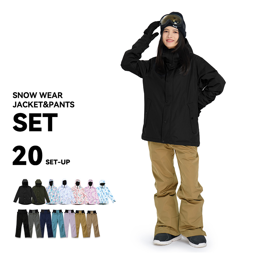 LEISURE SPORT スキーウェア スノーボードウェア レディース 上下