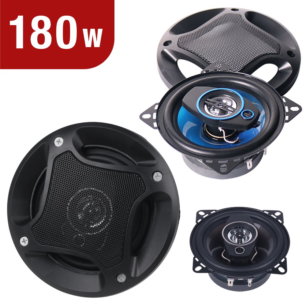 カースピーカー 車 スピーカー 10cm 2個セット ツイーター ウーハー 車