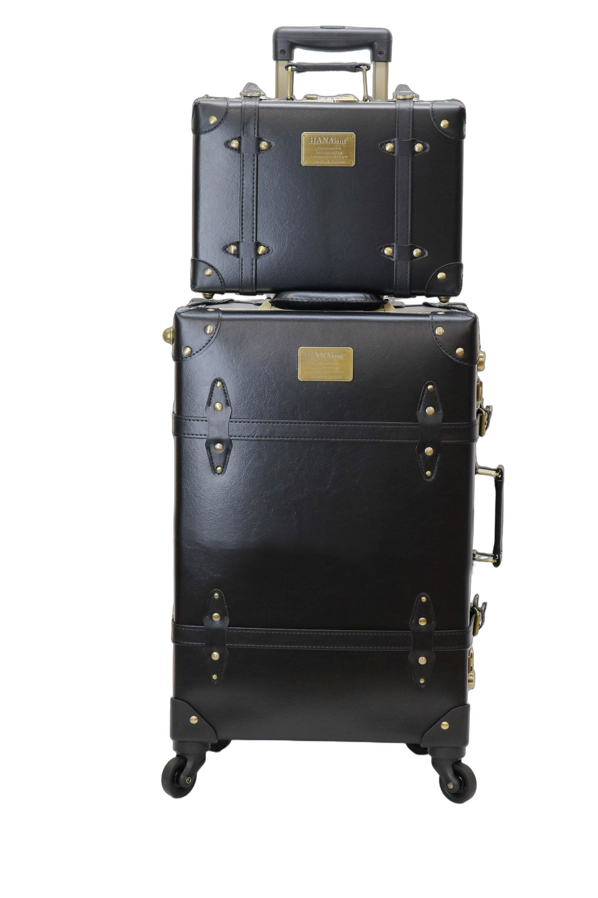 HANAism ミニトランク付き スーツケース Lサイズ 軽量 キャリーケース