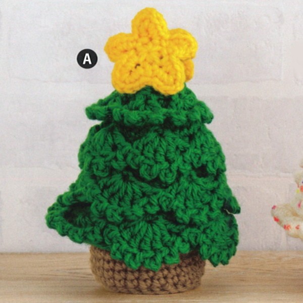 ハマナカ 編み図付き キット クリスマスツリー N-1473A あみぐるみ