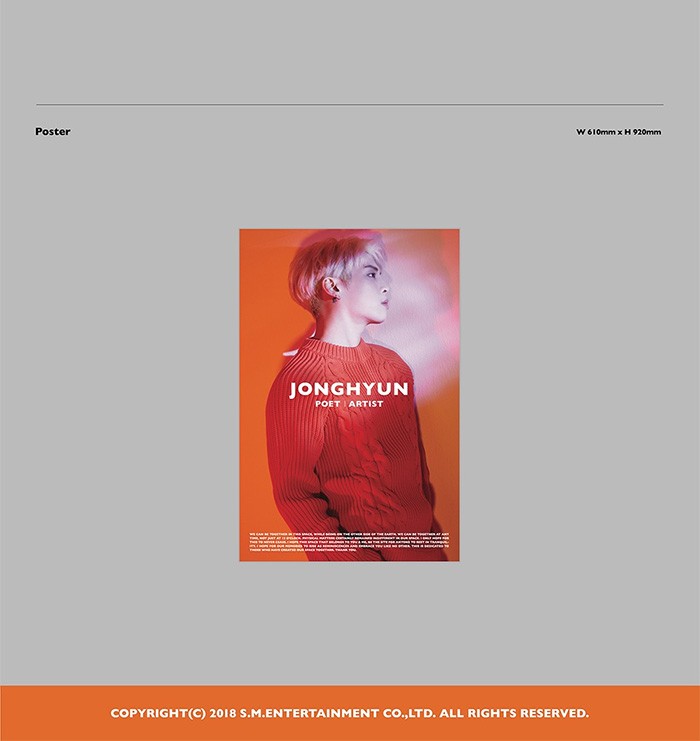 SHINee シャイニー JONGHYUN ジョンヒョン CD Poet | Artist : 韓SHOP