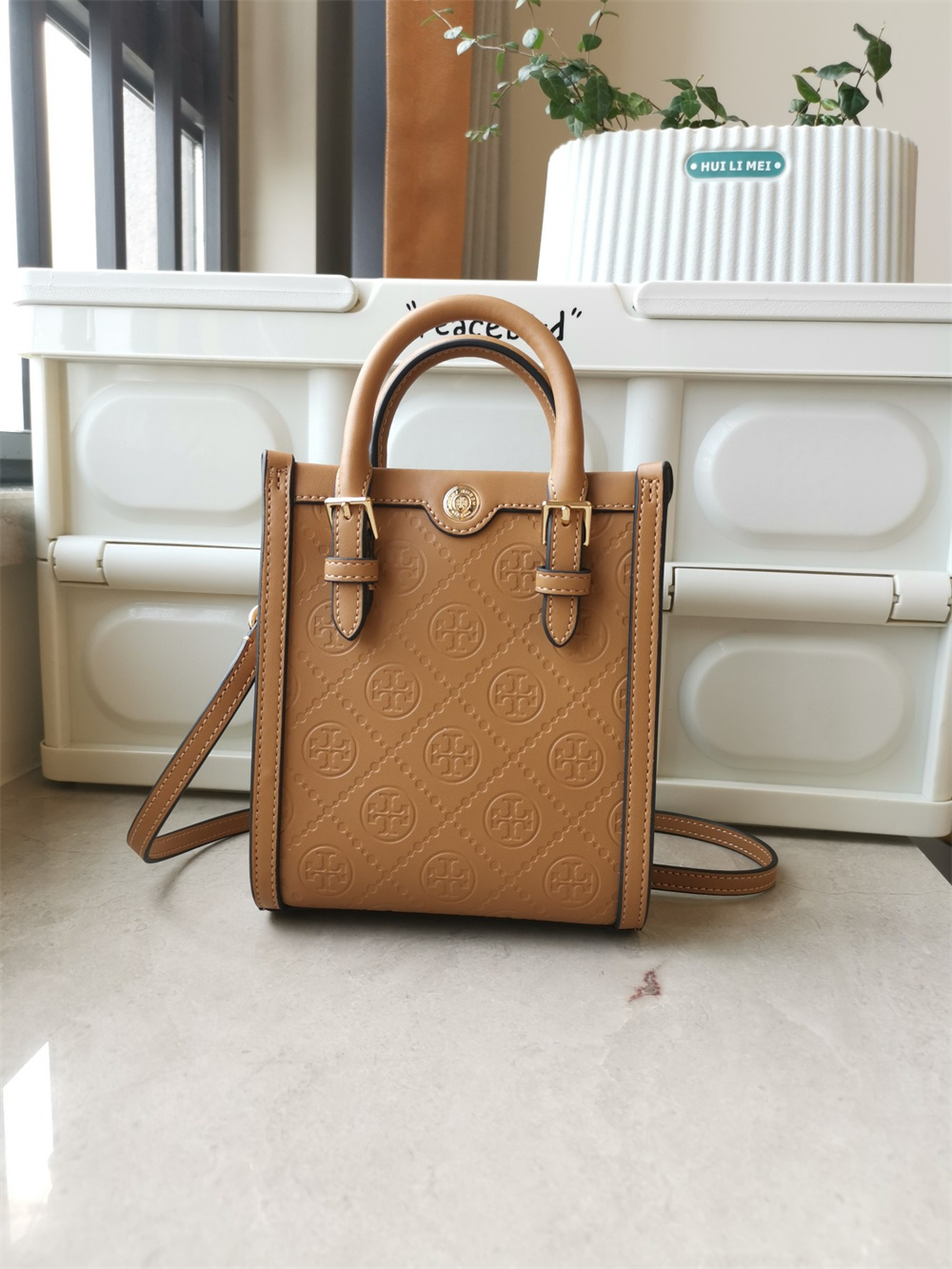 TORY BURCH（トリーバーチ） Tモノグラム ジャカード ミニトート