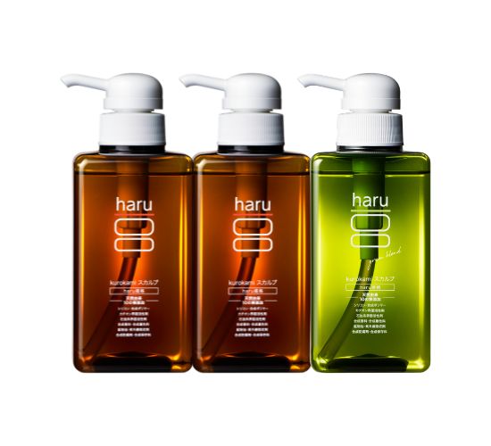 haru（ハル） シャンプー haru kurokami スカルプ 選べる 3本 セット