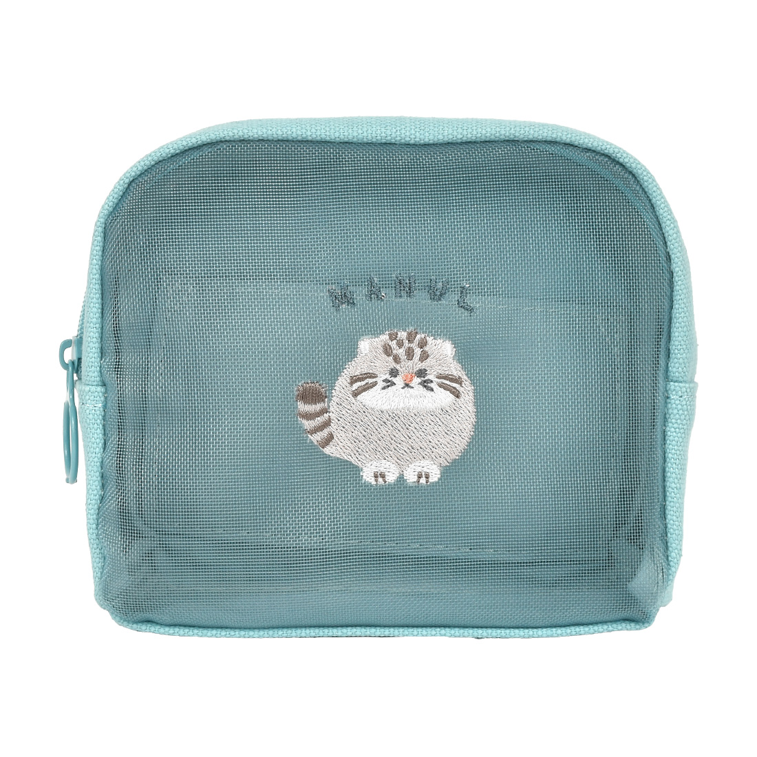 レアアニマル ポーチ メッシュ 小物入れ かわいい 自立 コンパクト