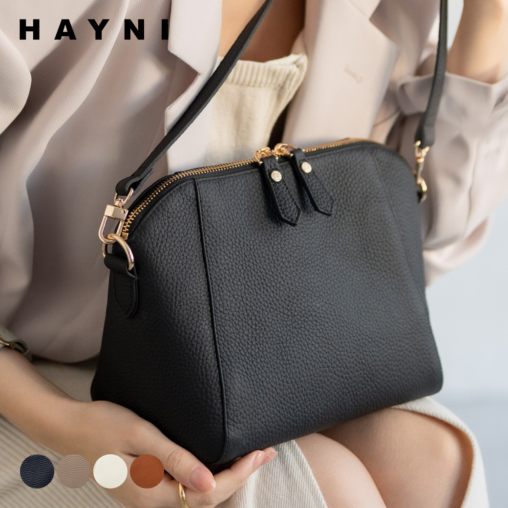 HAYNI（ヘイニ） 爆買 池田真子さんコラボ 本革 ショルダーバッグ