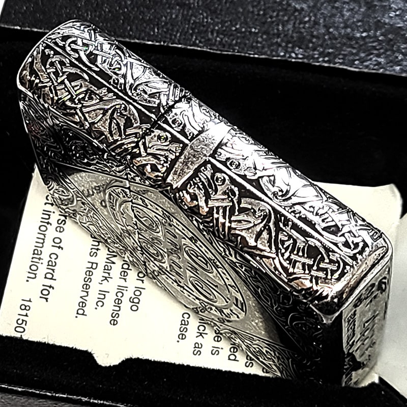 ZIPPO（ジッポー） ライター 十字架 アーマー ベネディクトクロス 4面