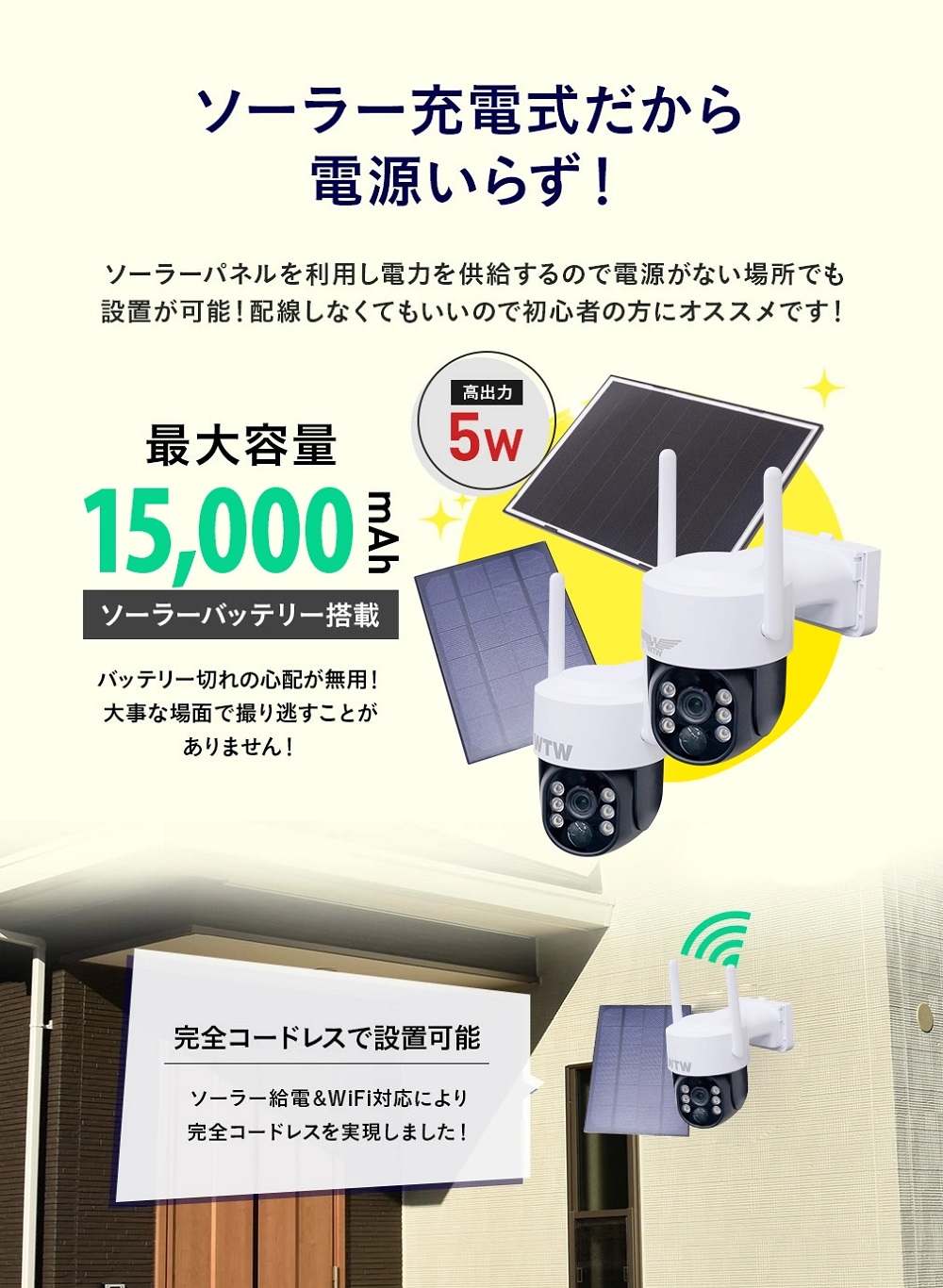 塚本無線 防犯カメラ 見張り番 WTW-1213NX1 WTW-1213W Plus 監視カメラ