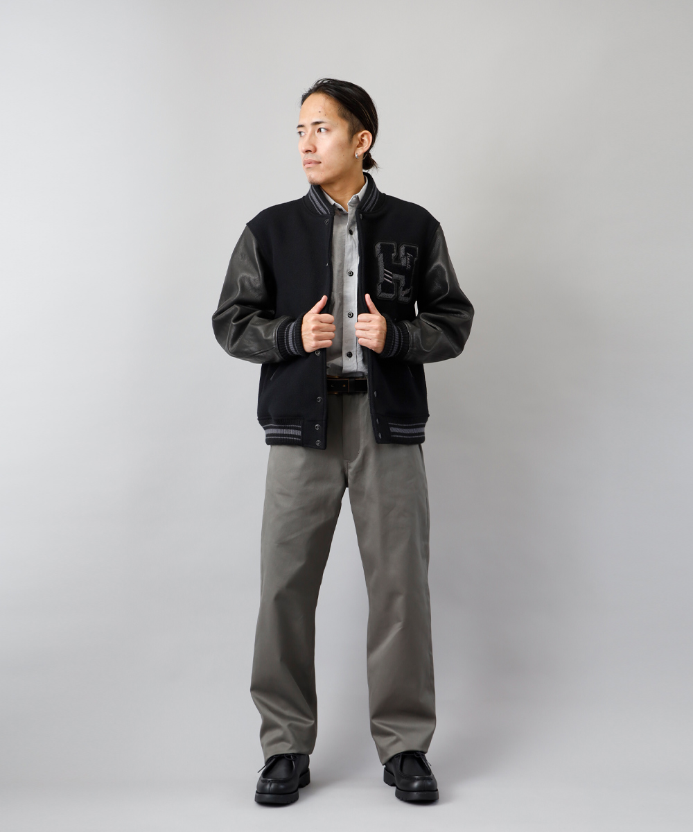 SKOOKUM（スクーカム） 別注 スタジアムジャンパー メンズ レザー