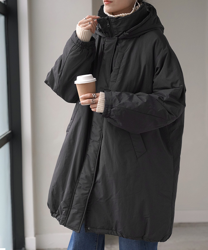 HUG.U（ハグユー） アウター モンスターパーカー レディース ロング