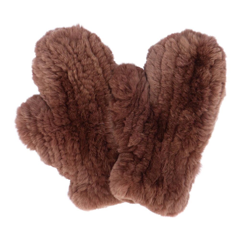 レッキスラビット ファー ミトン グローブ 手袋 アームウォーマー 指