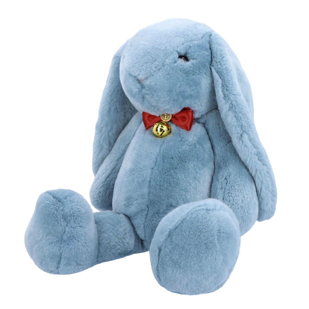 レッキスラビット ファー うさぎ ぬいぐるみ ふわふわ ピンク ロップ