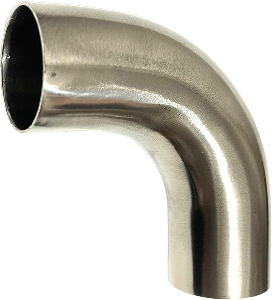 互換品】 ステンレス 曲げ パイプ 90度 マフラー エキゾースト 排気管