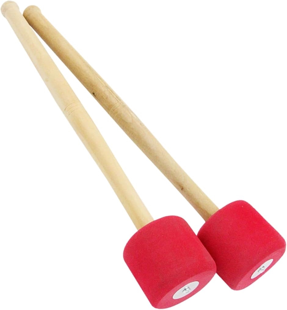 バスドラムマレット 2本セット ドラムスティックマレット ブラスバンド