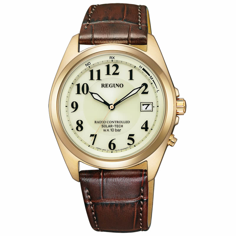 シチズン 腕時計 レグノ CITIZEN REGUNO メンズ ライトゴールド