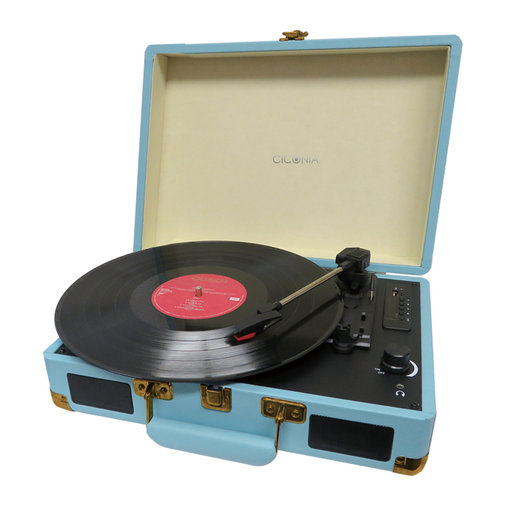 CICONIA（チコニア） レコードプレーヤー レトロ bluetooth USB 録音