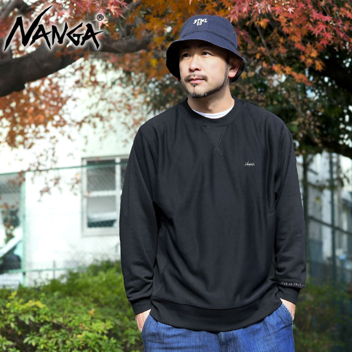 NANGA（ナンガ） トレーナー メンズ ドライ ミックス テリー クルー
