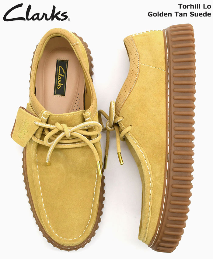 Clarks（クラークス） ブーツ メンズ 男性用 トーヒル ロー Golden Tan