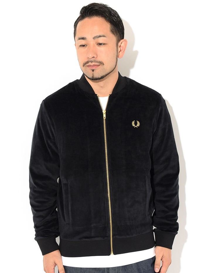 FRED PERRY（フレッドペリー） ジャケット メンズ ベロア ボンバー