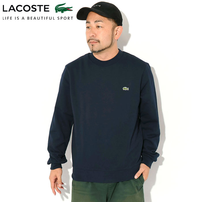 LACOSTE メンズトレーナー（色：ネイビー系）｜トップス｜ファッション