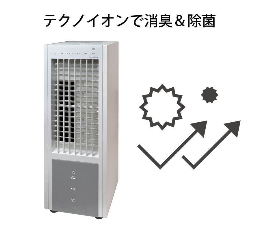 TEKNOS（テクノス） 冷風扇 2025 冷風扇風機 ファン テクノイオン搭載