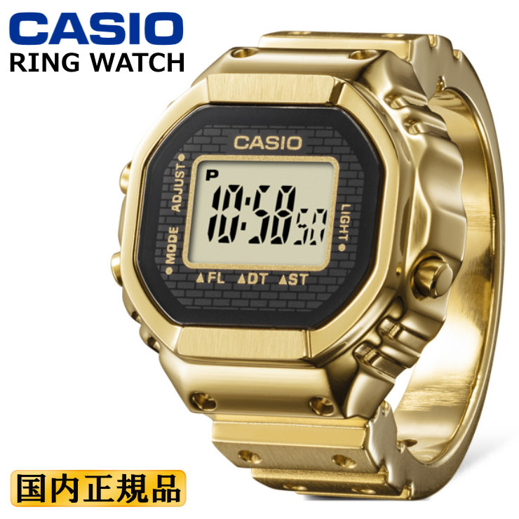 CASIO（カシオ） CASIO RING WATCH CRW-001G-9JR ゴールド 指輪型