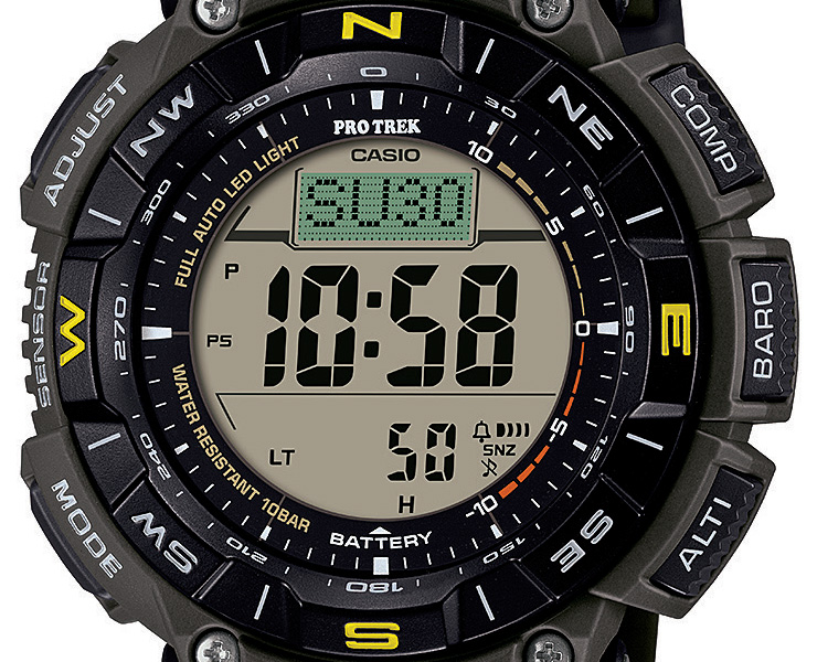 PRO TREK カシオ プロトレック ソーラー 2層液晶モデル バイオマス