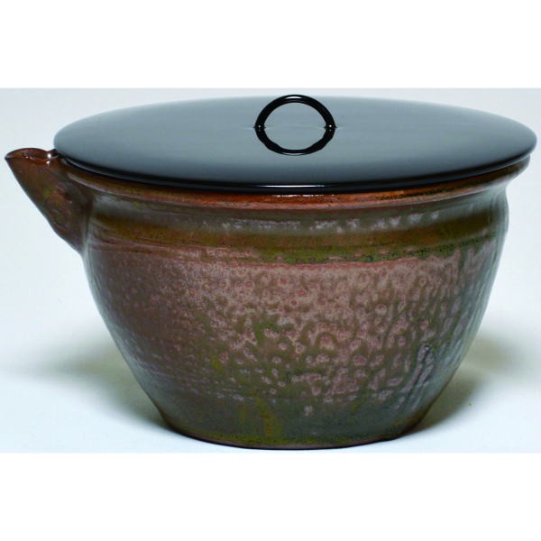茶道具 水指 水差し 丹波焼き 片口 焼締め 森本丹山作 茶道 : 茶道具