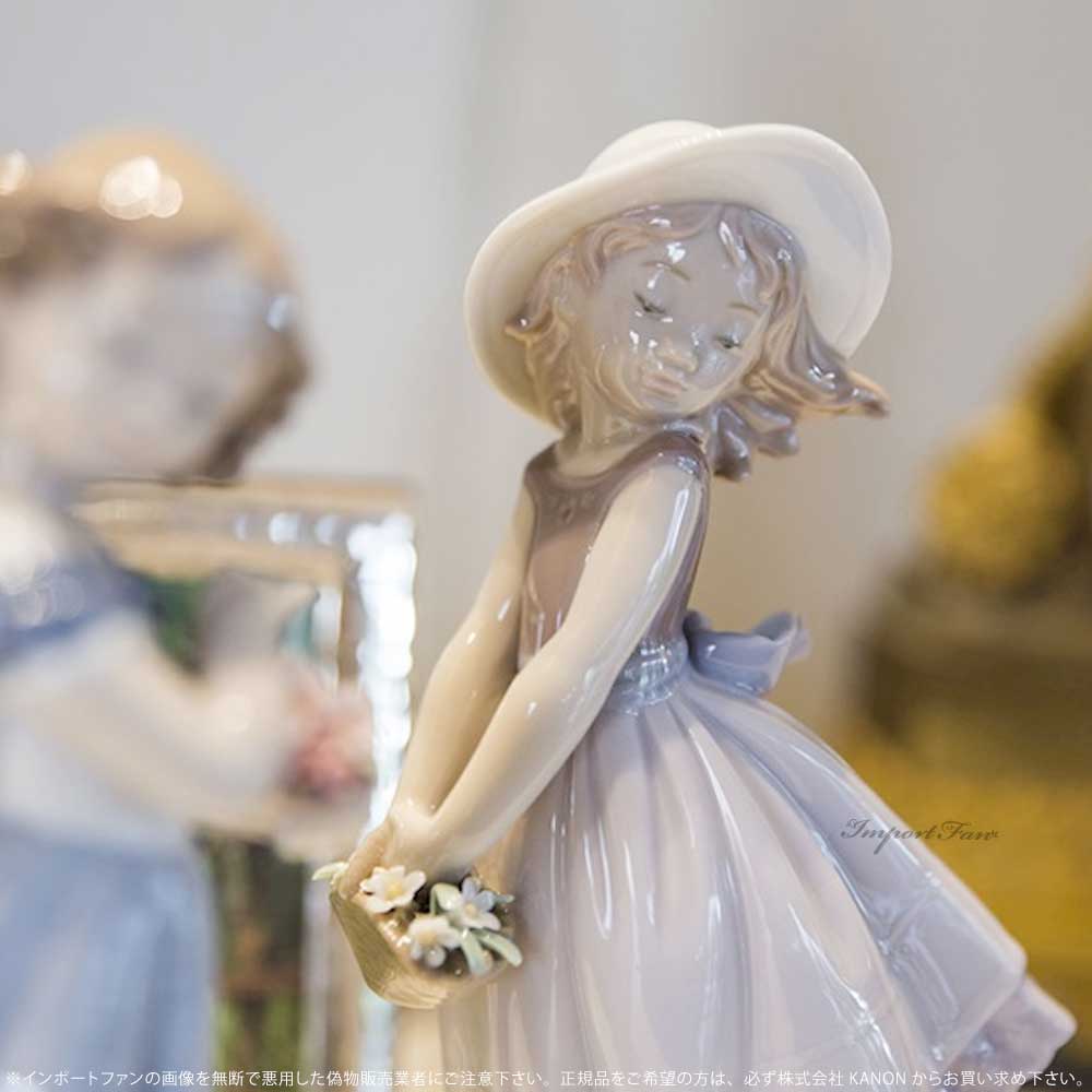 LLADRO（リヤドロ） 花の小径 少女 花 置物 01008246 LLADRO ギフト