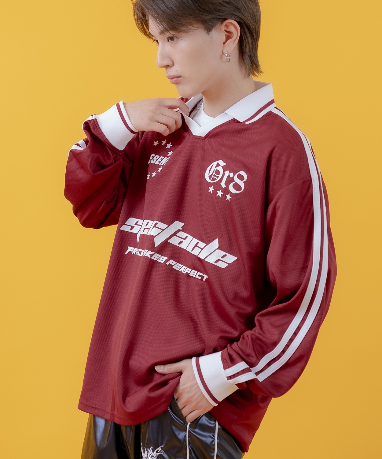 improves（インプローブス） Tシャツ メンズ 長袖 サッカーシャツ