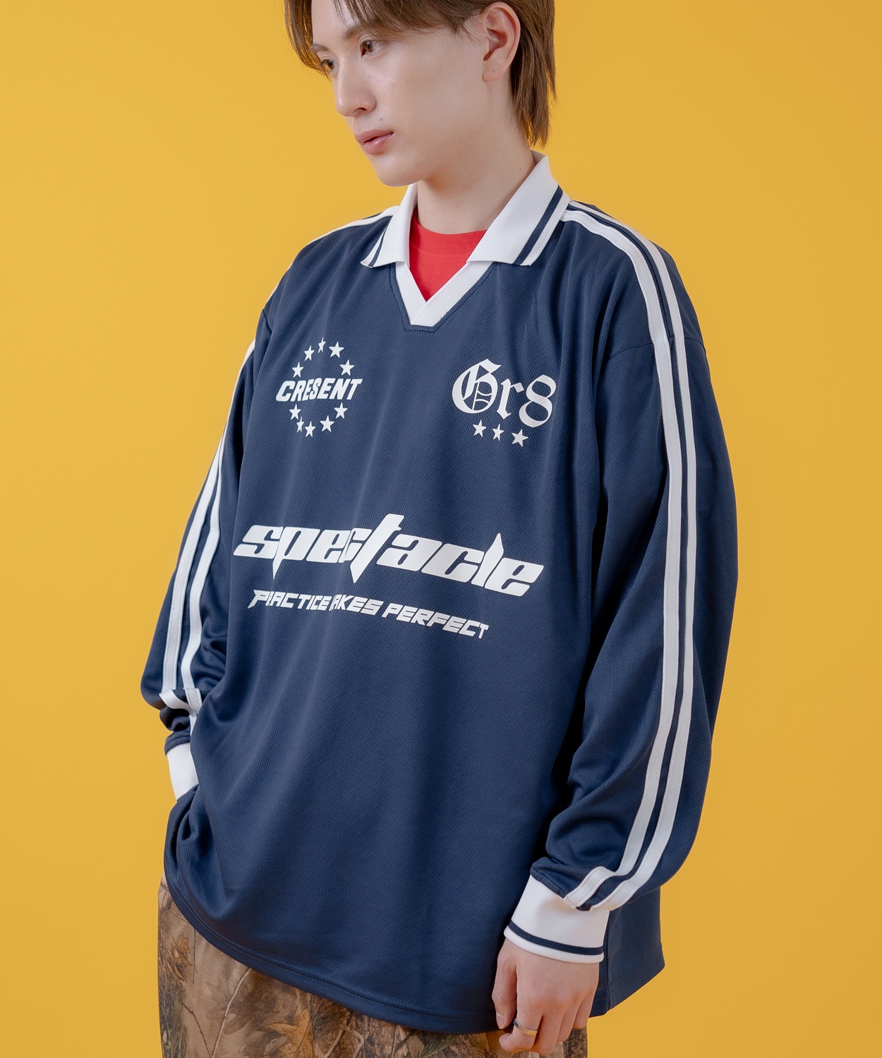 improves（インプローブス） Tシャツ メンズ 長袖 サッカーシャツ