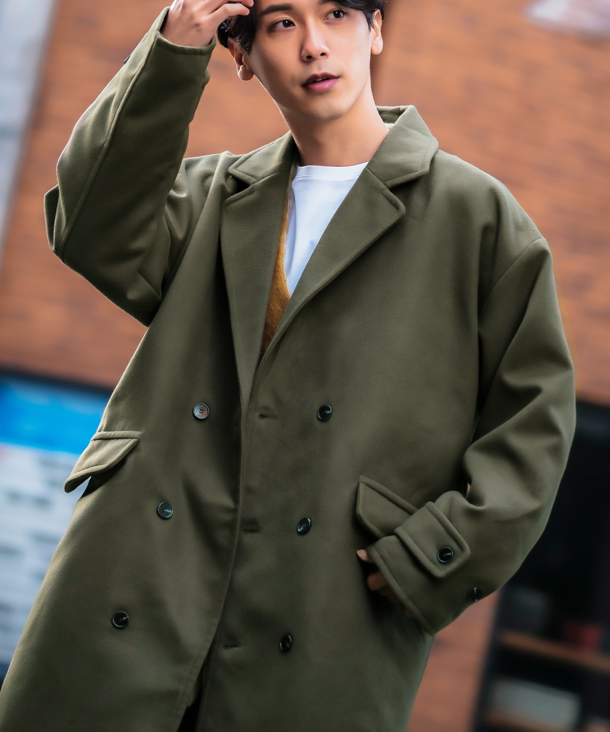 improves（インプローブス） チェスターコート メンズ メルトン ロング