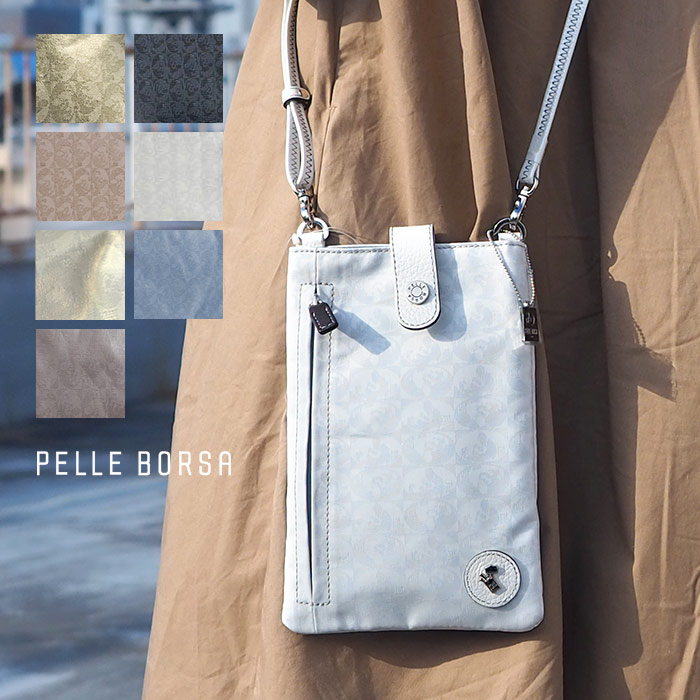 PELLE BORSA（ペレボルサ） ミニショルダーバッグ スマホポシェット