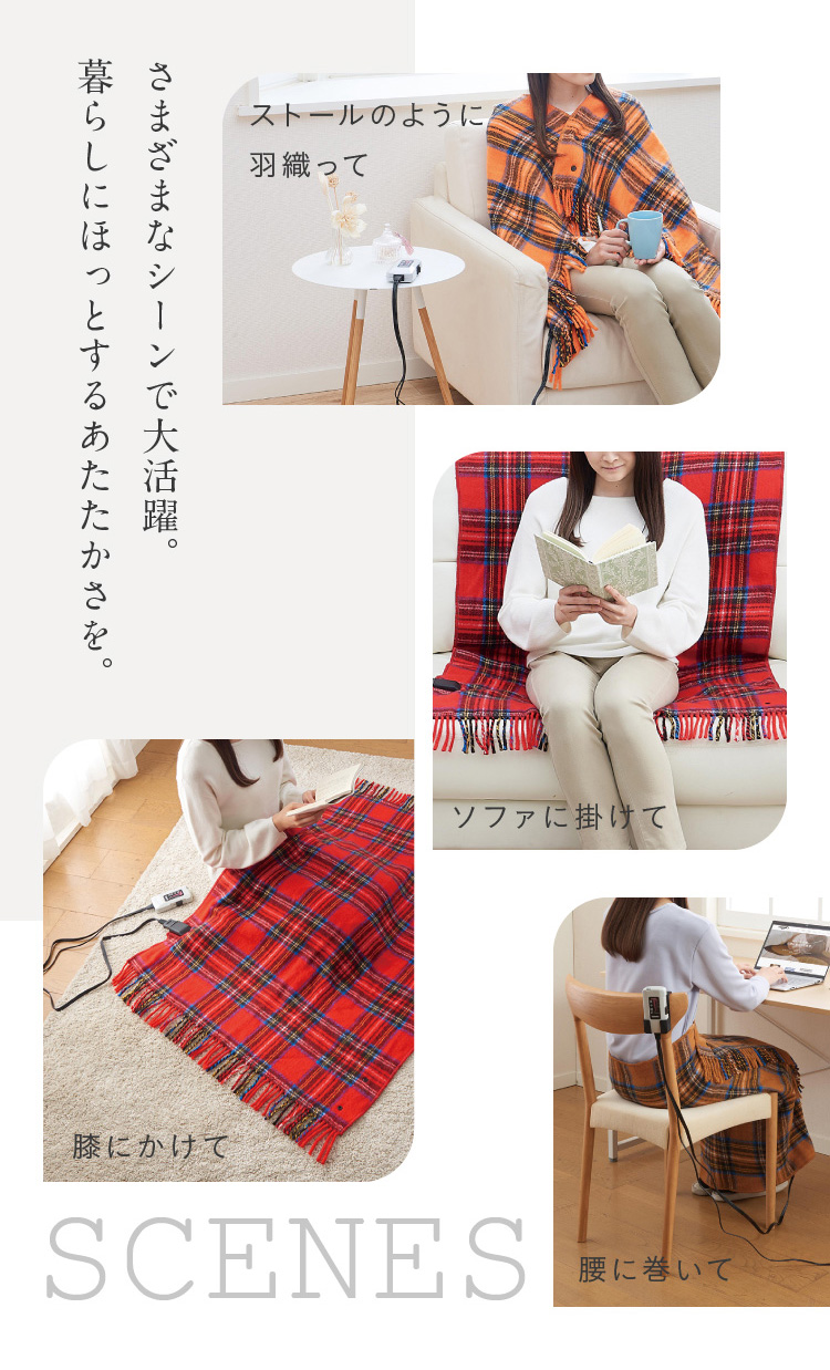 メーカー2年間保証】電気ひざ掛け 日本製 送料無料 洗える ダニ退治