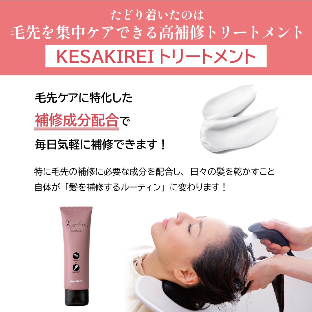 HAHONICO（ハホニコ） ハッピーライフ KESAKIREI トリートメント