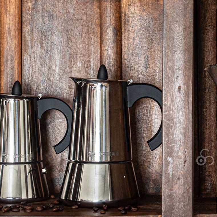 バラゾーニ IH対応＆直火式エスプレッソメーカー 6カップ用 La