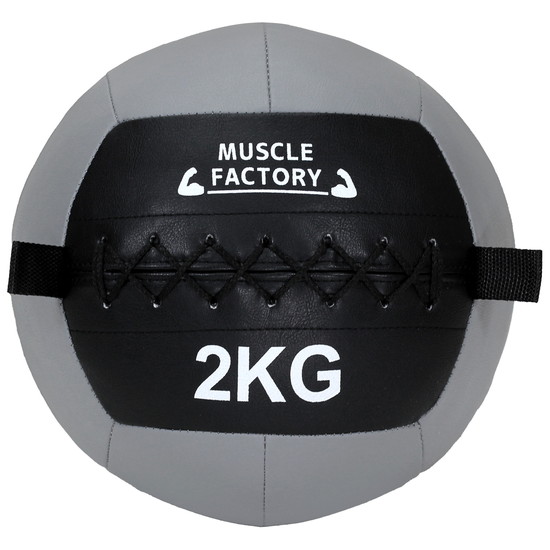 MUSCLE FACTORY メディシンボール 2kg ソフト ウェイトボール 体幹
