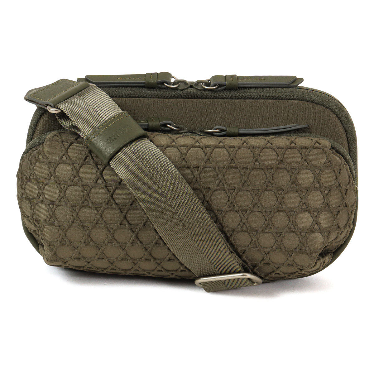 ラクーオ ショルダーバッグ ボディバッグ 2WAY 軽量 撥水 031605 籠目