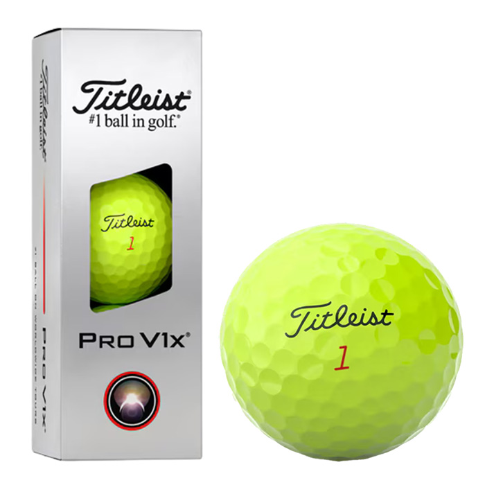 Titleist（タイトリスト） ゴルフ ゴルフボール プロV1x 3球入り 白