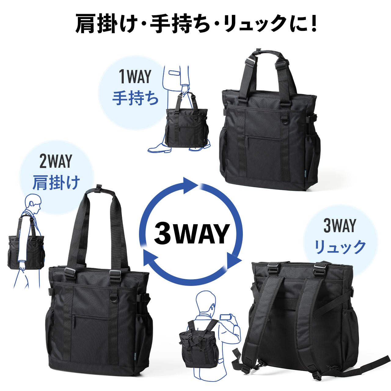 SANWA SUPPLY（サンワサプライ） トートバッグ メンズ トート バッグ