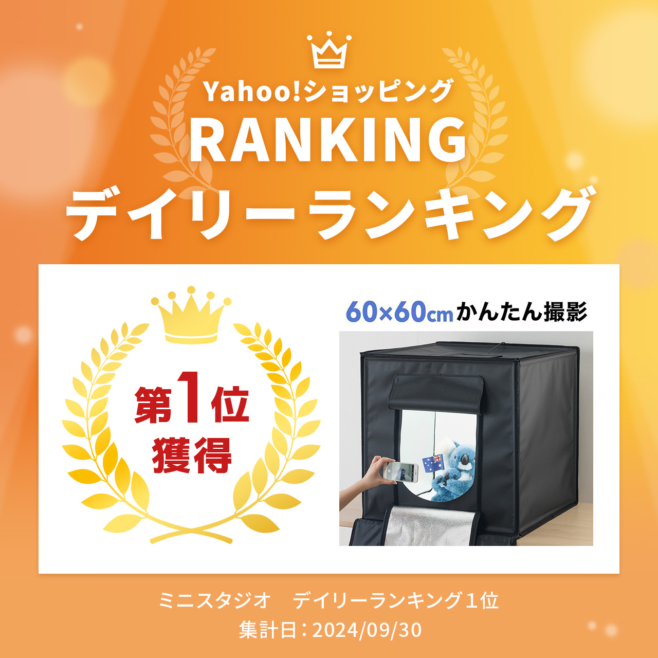 SANWA SUPPLY（サンワサプライ） 撮影ボックス 60cm 大型 LEDライト